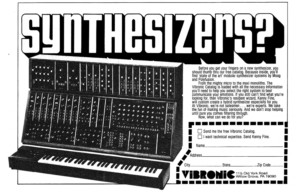 Vibronic Synthesizer Ad